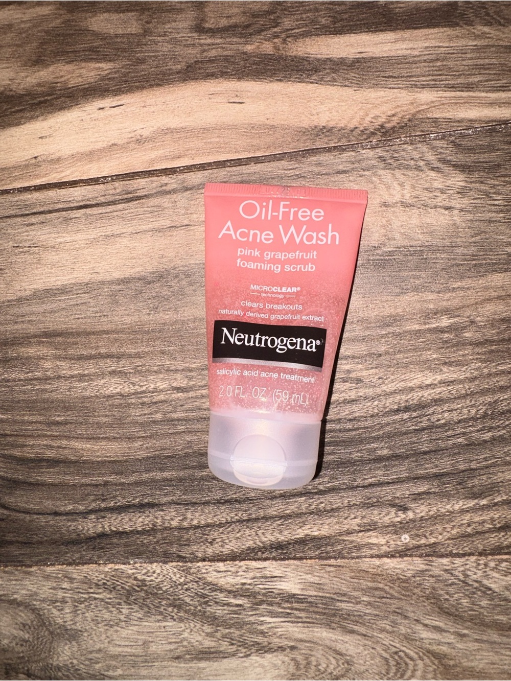 Neutrogena Oil-Free Acne Wash Pink Grapefruit Foaming Scrub - Pink
